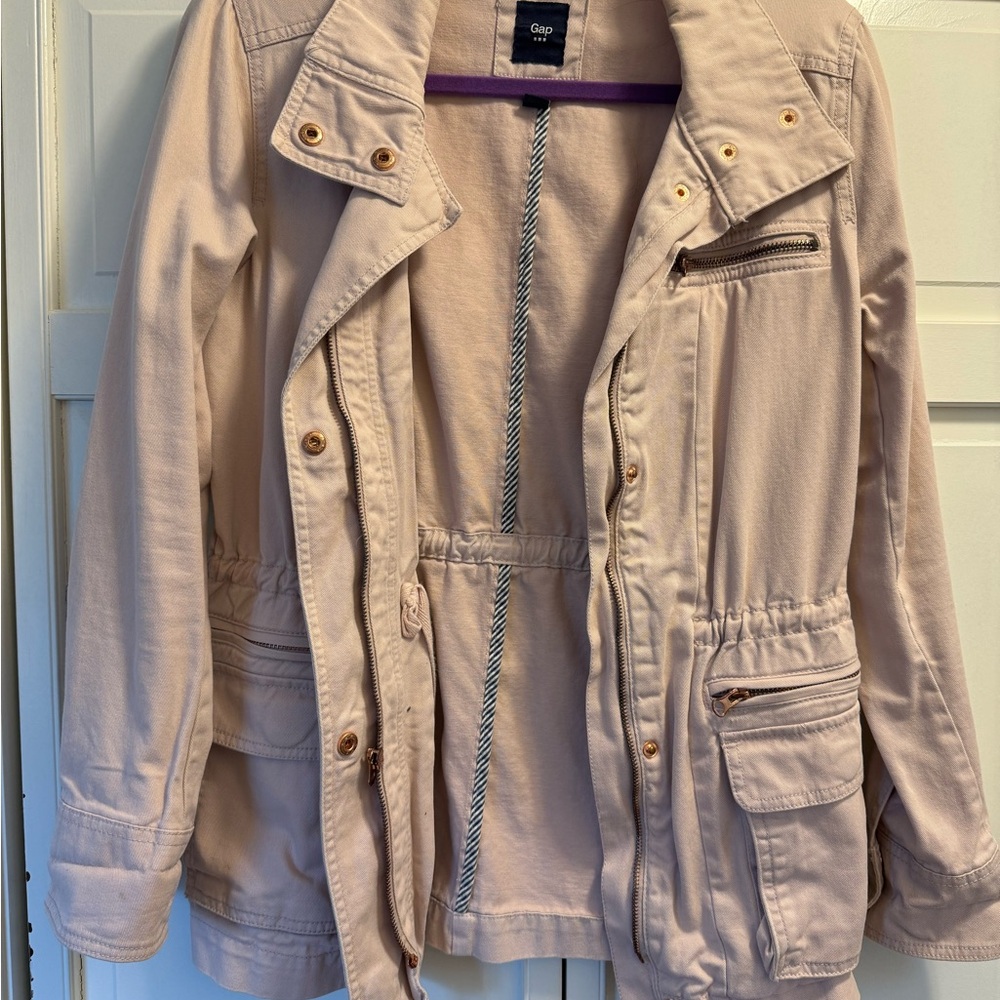 Gap Women's Pink Utility Jacket- size Small